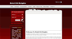 Desktop Screenshot of hotelcitiheights.com