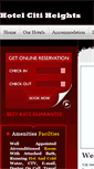 Mobile Screenshot of hotelcitiheights.com