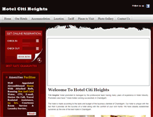 Tablet Screenshot of hotelcitiheights.com